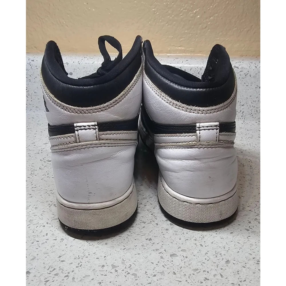 Nike Air Jordan 1 Mid Panda Black White GS 7Y